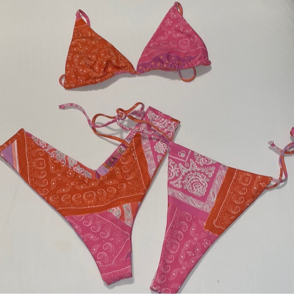 SKATIE bikini top and 2 bottoms